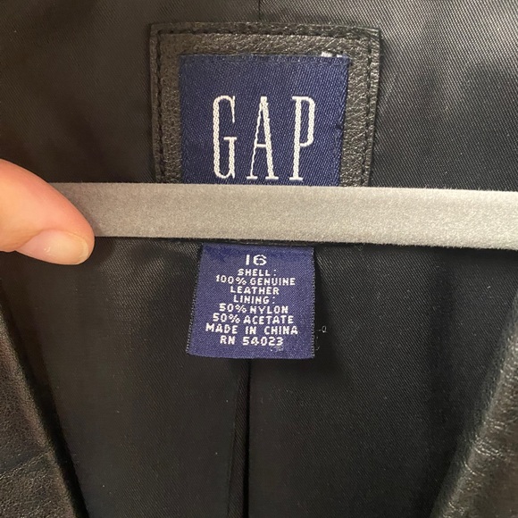 y2k gap leather jacket - Picture 5 of 5